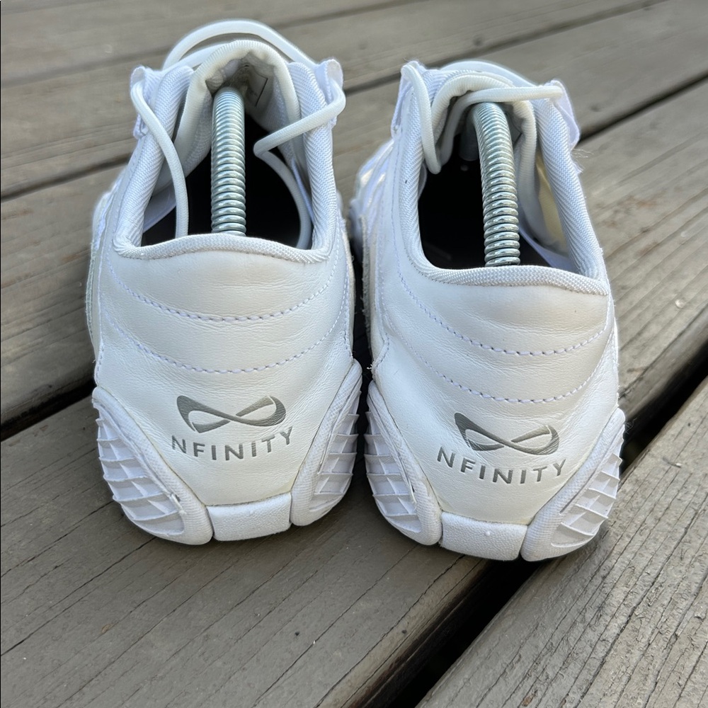 Nfinity Evolution Leather/Sateen White Cheer Shoe… - image 3